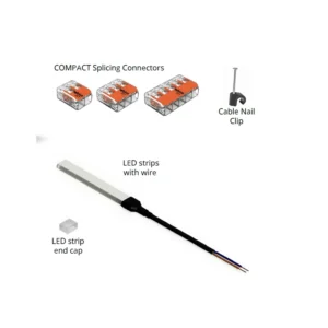 Sauna LED Light Set (4 x 2.5m strip set) MADE IN EUROPE