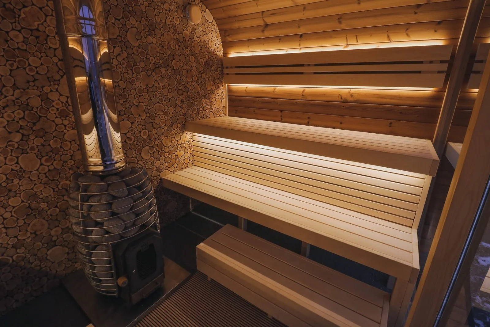 Sauna LED Light Set (2 x 2.5m strip set) MADE IN EUROPE - Image 4