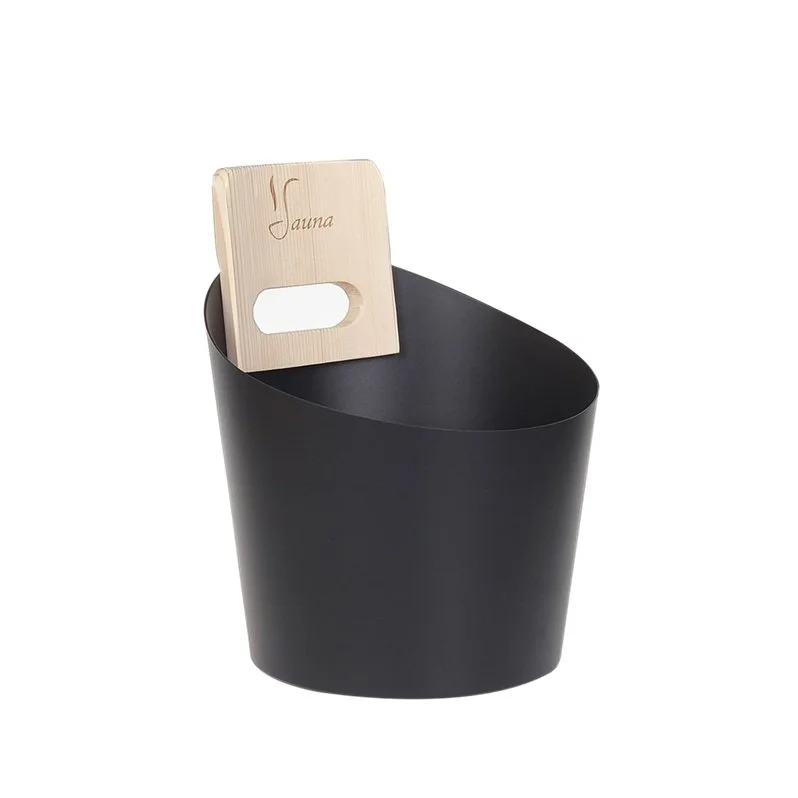 Bucket Ladle Thermometer Sand Clock Set for Sauna Banya - Image 2