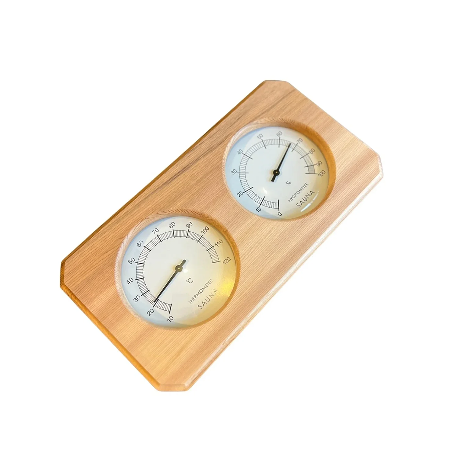 Sauna Thermometer and Hygrometer 2 in 1 dual display Red Cedar - Image 2