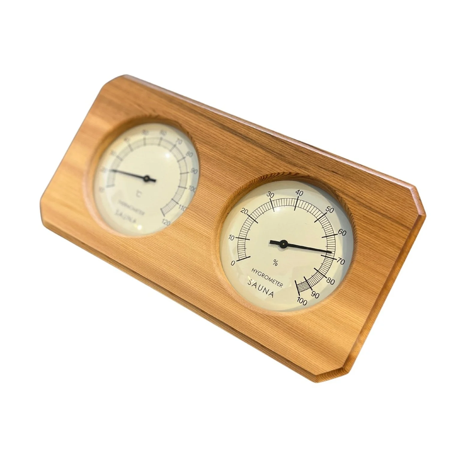 Sauna Thermometer and Hygrometer 2 in 1 dual display Red Cedar - Image 4