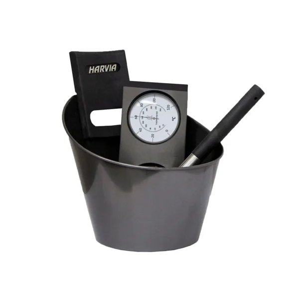 Harvia Sauna Set, Black Steel