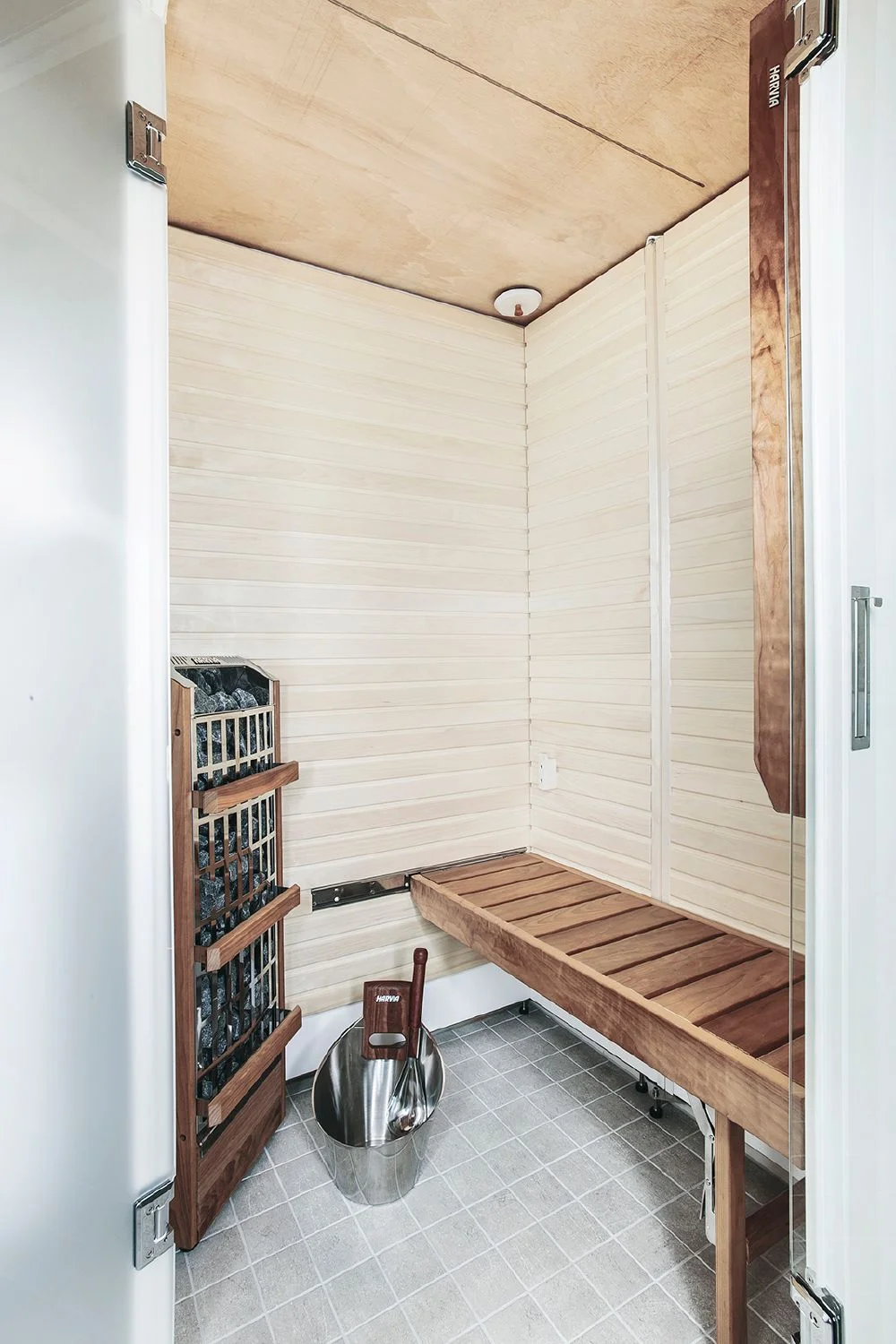 Sauna accessory Harvia sauna set Steel