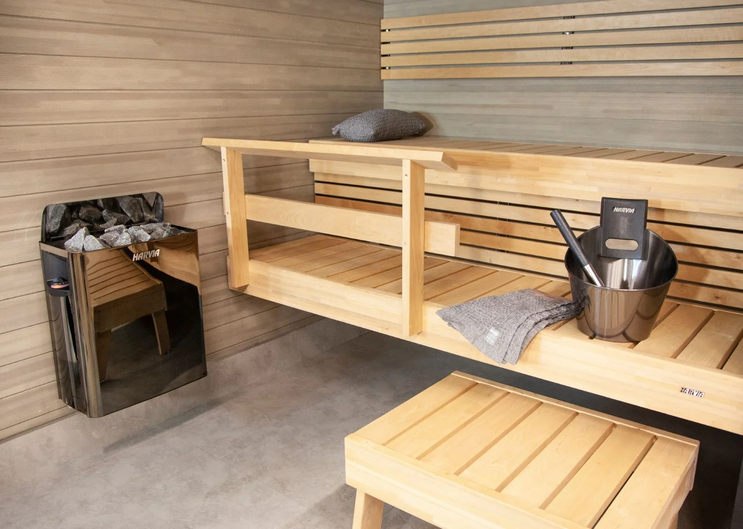 Sauna accessory Harvia sauna set Steel