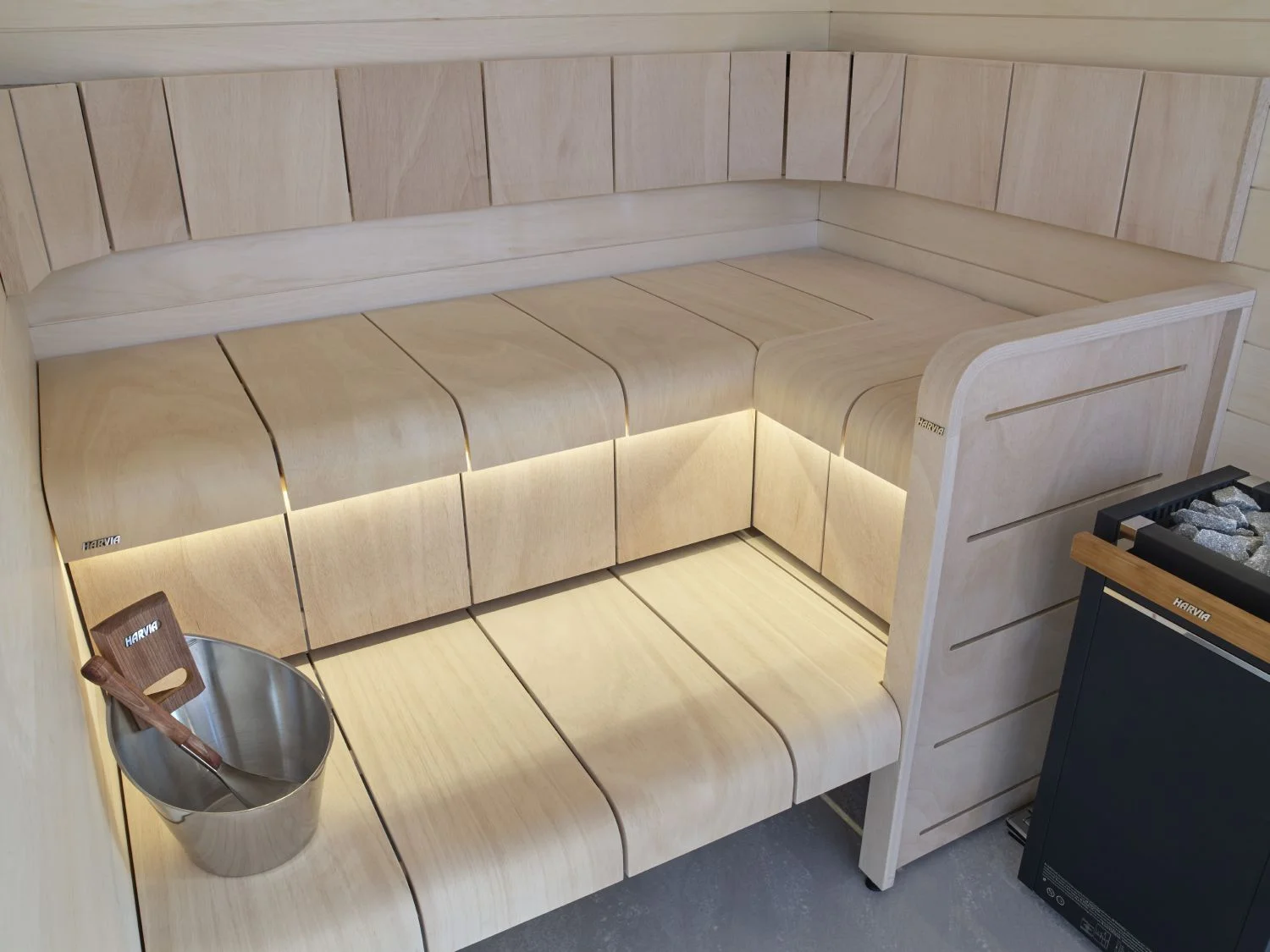 Sauna accessory Harvia sauna set Steel