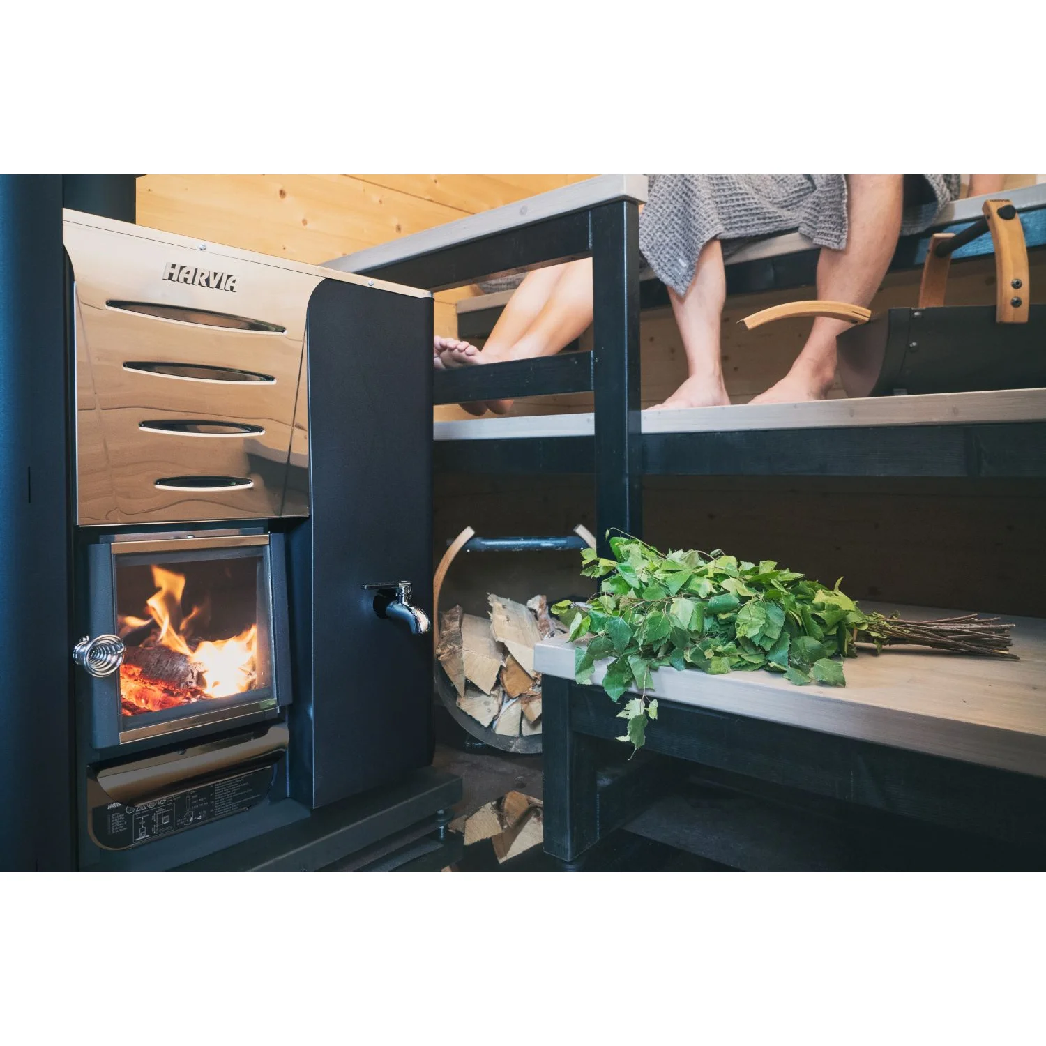 Protective bedding Harvia Legend (560x635x60-75) black