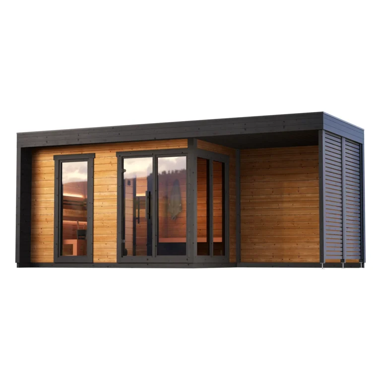 Leil Patio L Plus outdoor sauna - exterior