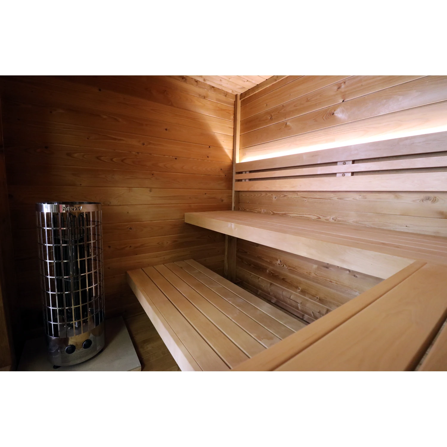 Leil Patio XS outdoor sauna - interior