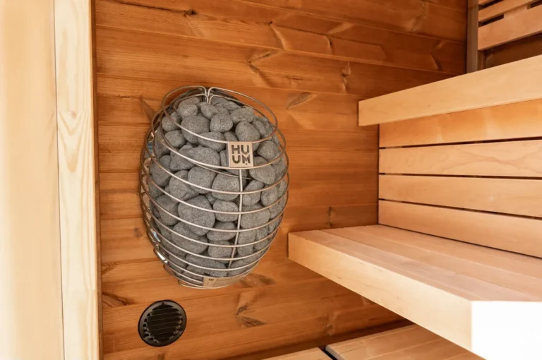 Leil Patio XXS outdoor sauna - heater