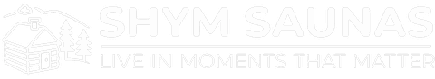 Shym Saunas Logo - White